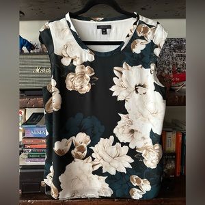 RW&CO - Silky Crepe Cap Sleeve Blouse